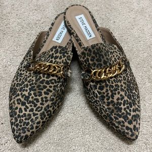 Cheetah Print Steve Madden Mules